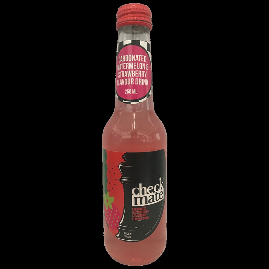 Checkmate Carbonated Drink - Watermelon & Strawberry Flavour