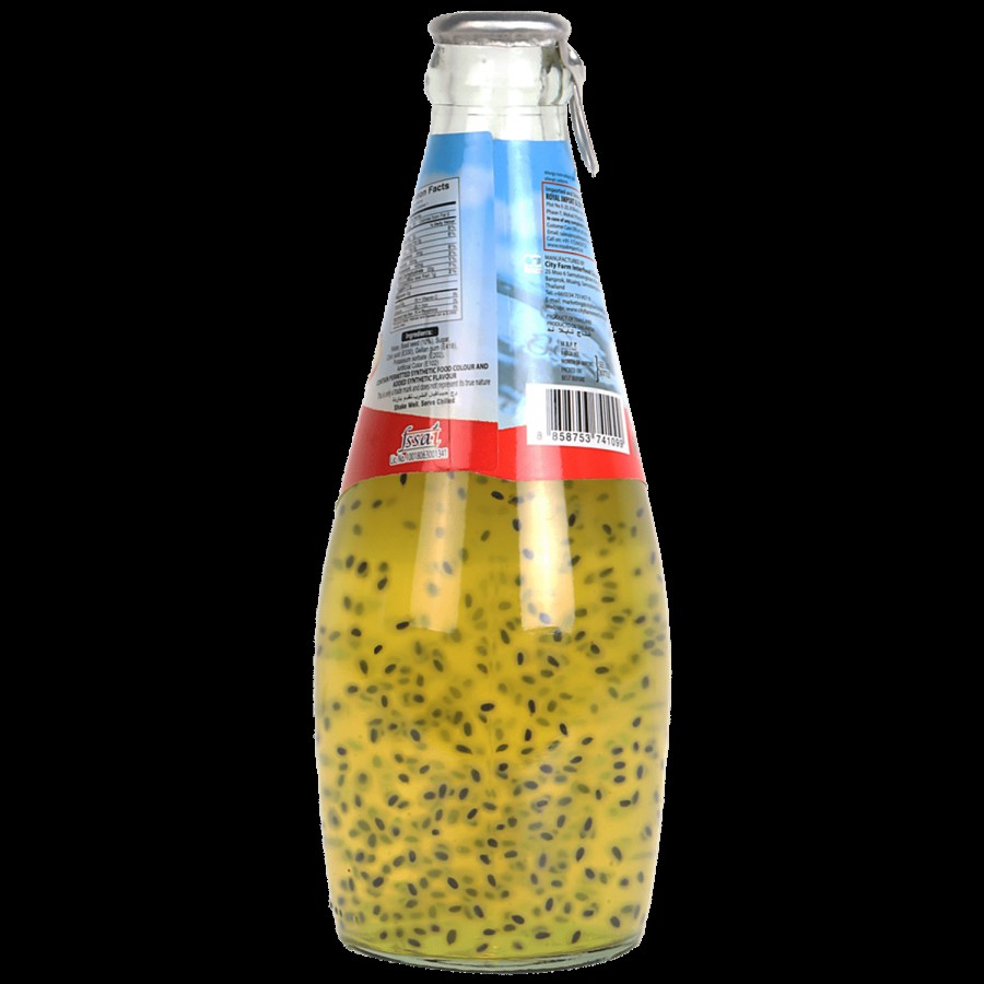 City Fresh Basil Seed Apple Flavour Drink - Refreshing