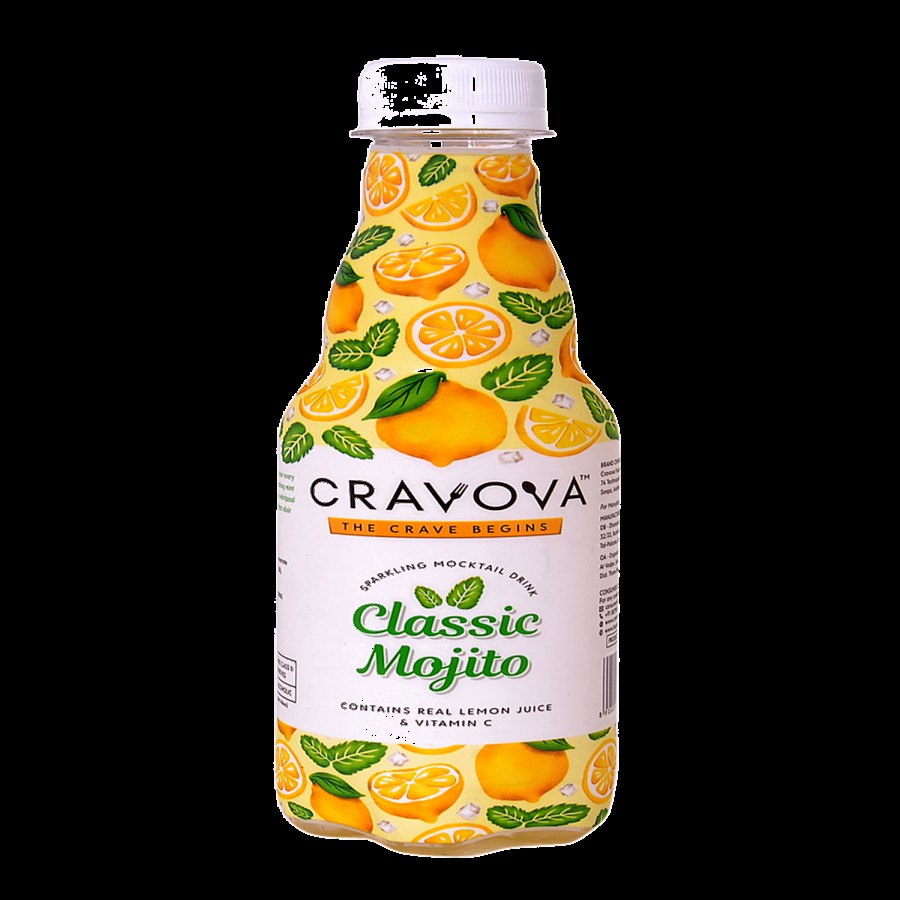 Cravova Sparkling Mocktail Drink - Classic Mojito