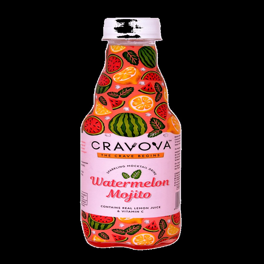 Cravova Sparkling Mocktail Drink -  Watermelon Mojito