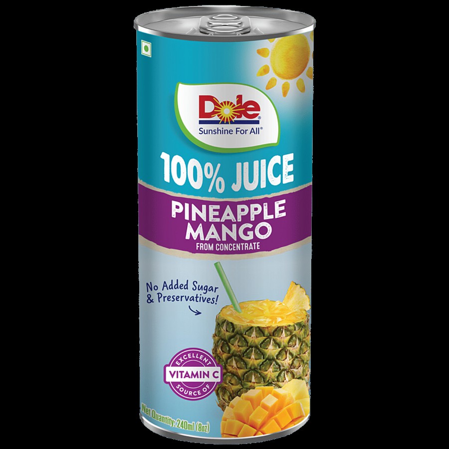 DOLE Pineapple Mango - 100% Juice From Concentrate