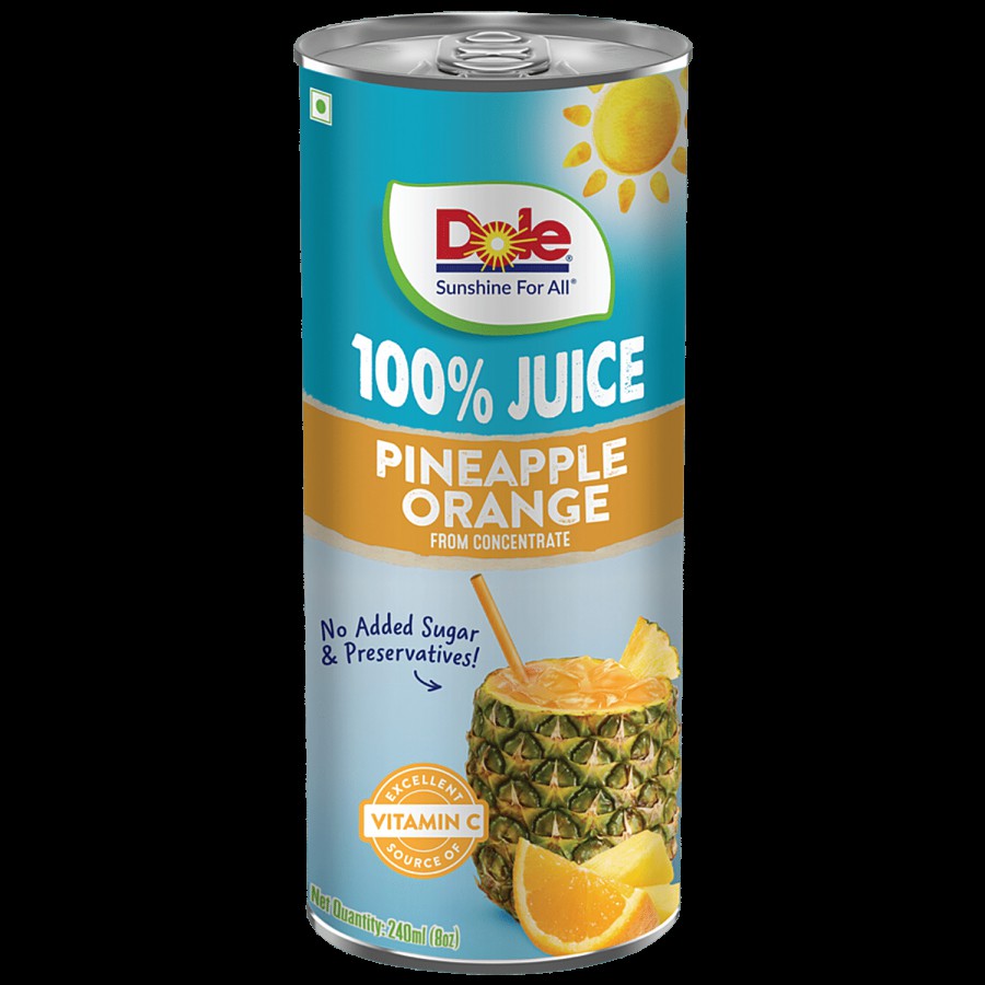 DOLE Pineapple Orange - 100% Juice From Conentrate