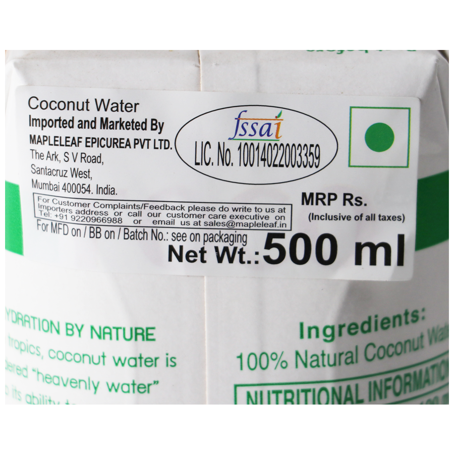 FOCO 100% Natural Coconut Water