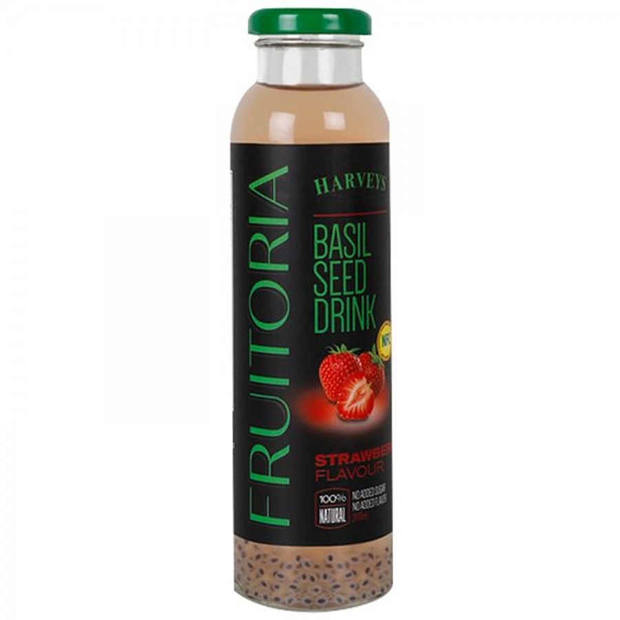 Fruitoria Basil Seed Drink - Strawberry