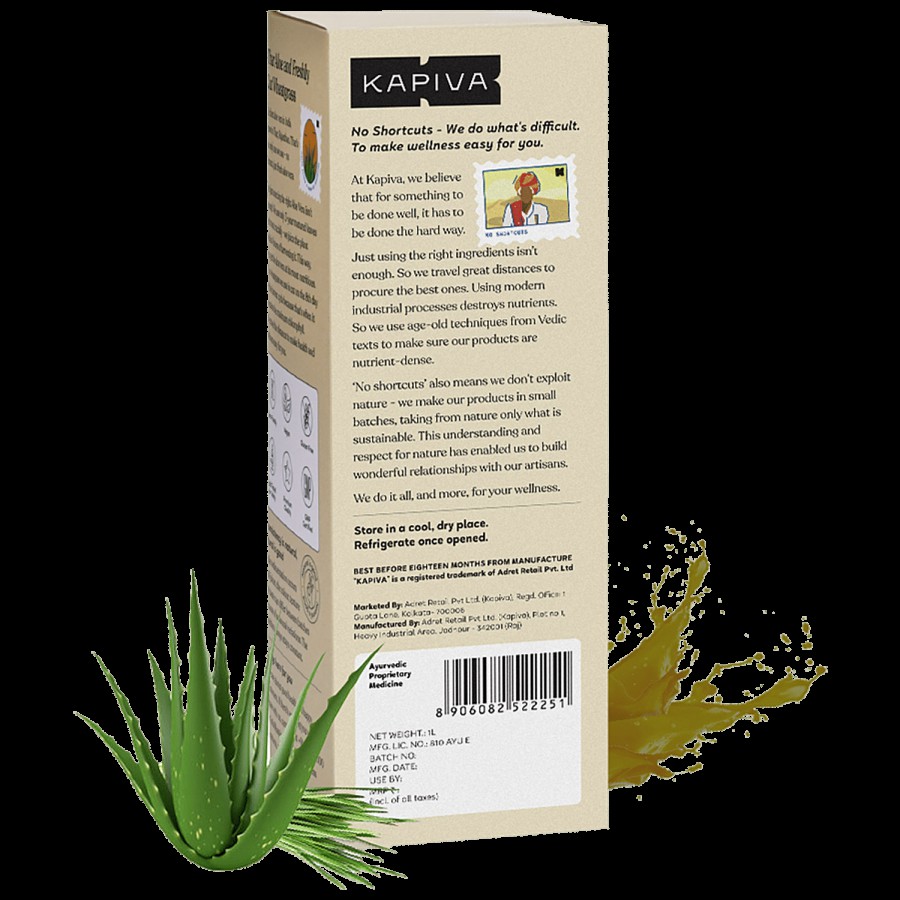 Kapiva Aloe Vera & Wheatgrass Juice