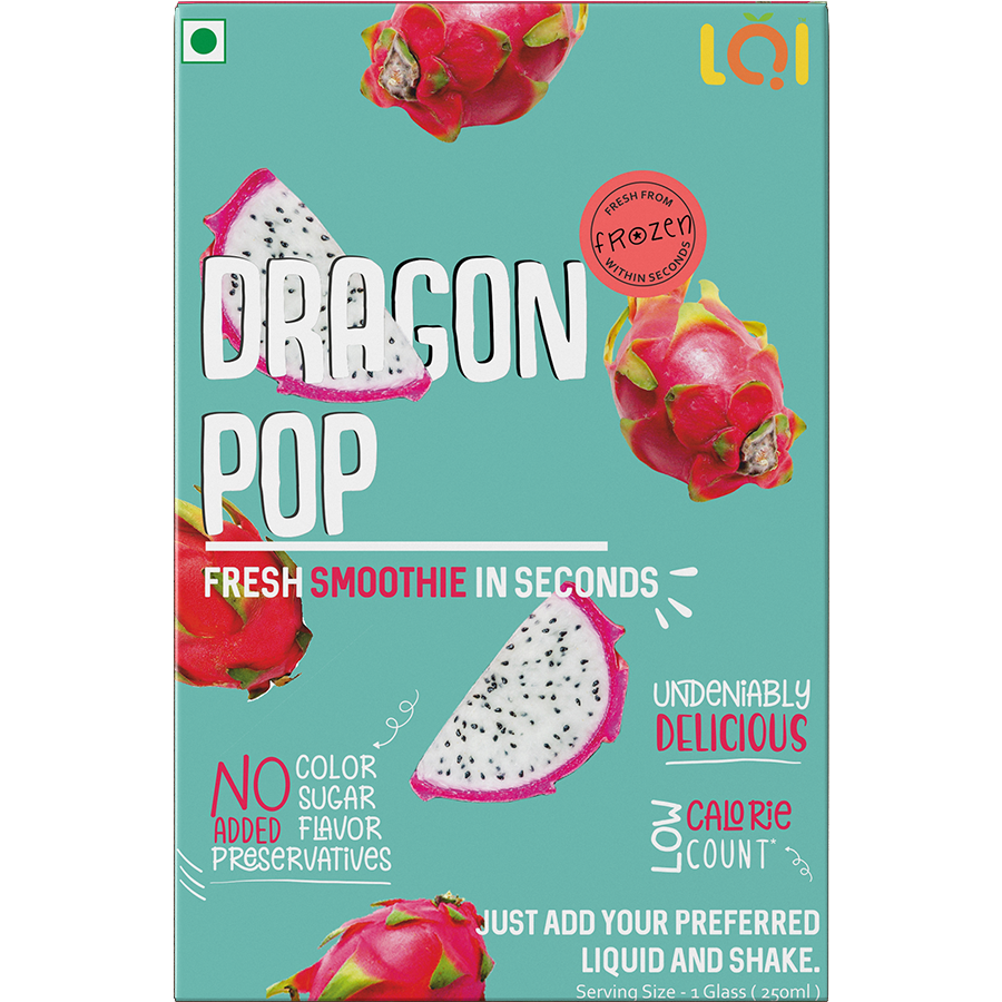 LQI Dragon Pop Smoothie Pack - Fresh Fruits