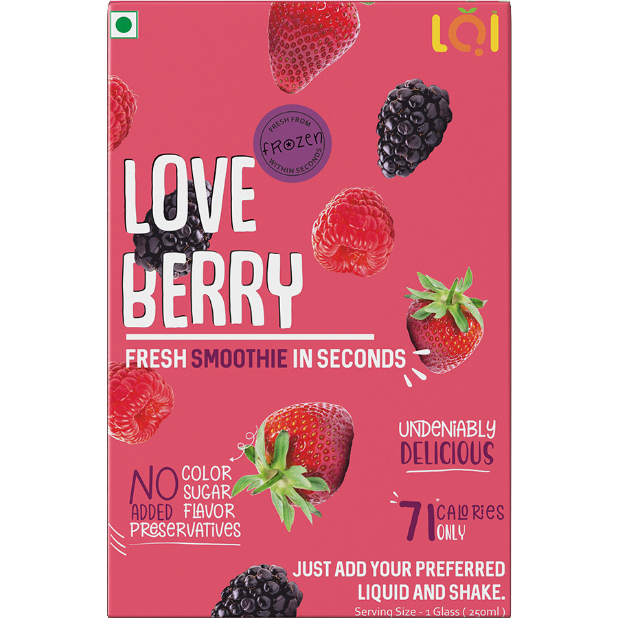 LQI Loveberry Smoothie Pack - Fresh Fruits