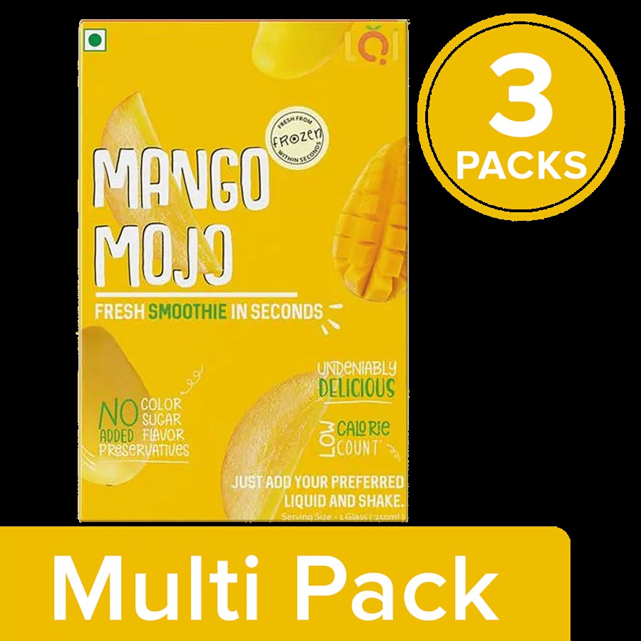 LQI Mango Mojo Smoothie Pack - Fresh Fruits