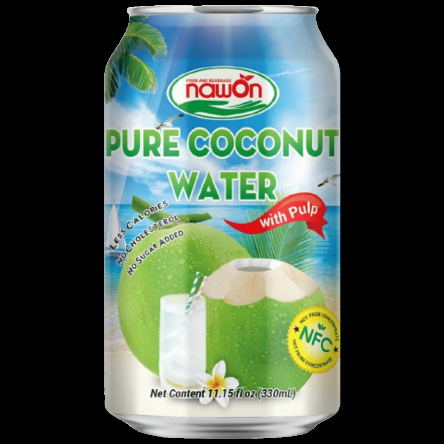 Nawon Pure Coconut Water With Pulp - Less Calories