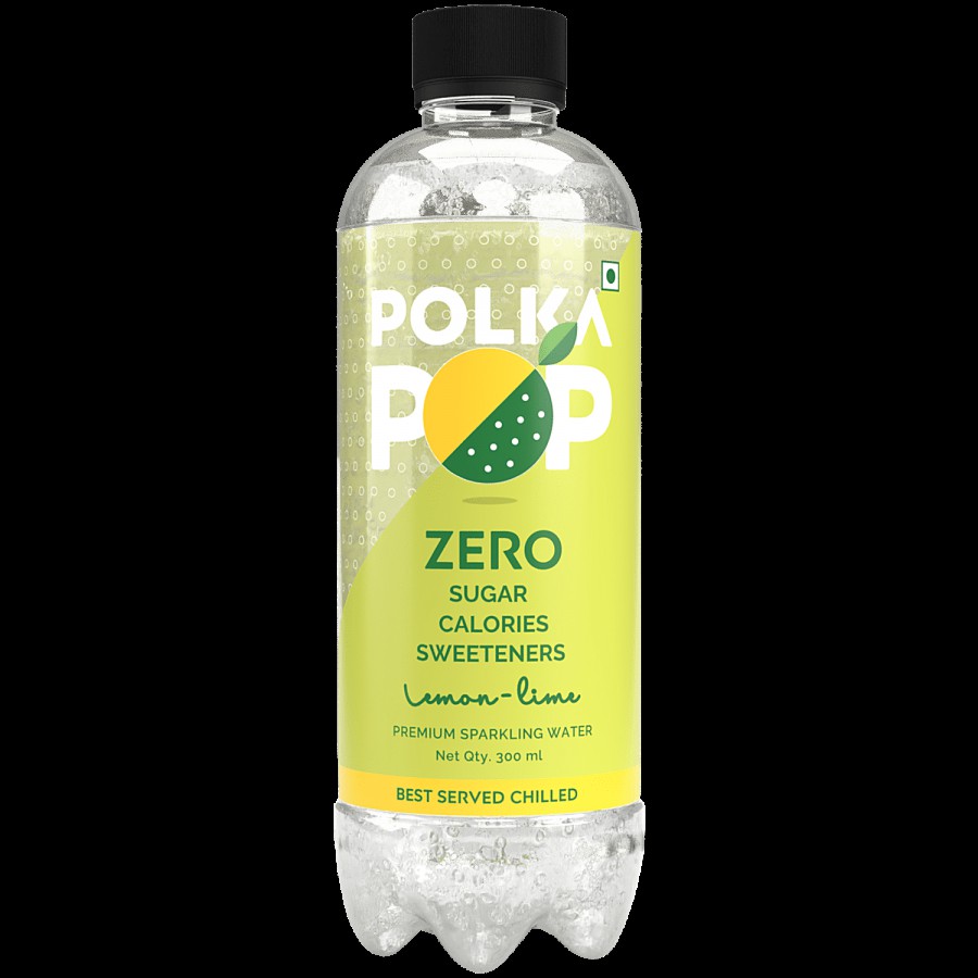 Polka POP Lemon- Lime Zero Sugar Sparkling Water