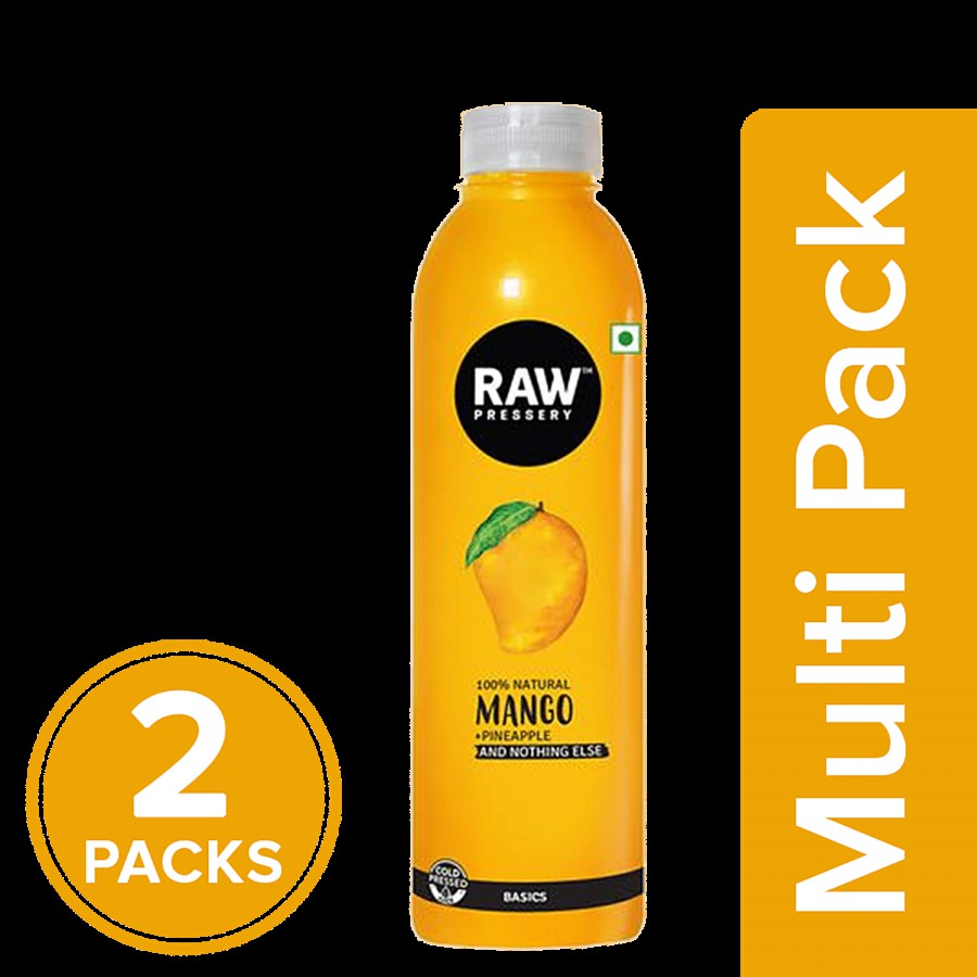 Raw Pressery 100% Natural Cold Pressed Juice - Mango