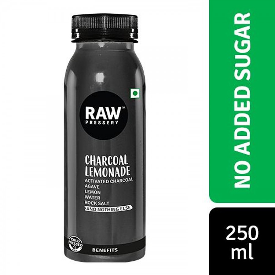 Raw Pressery Charcoal Lemonade - 100% Natural