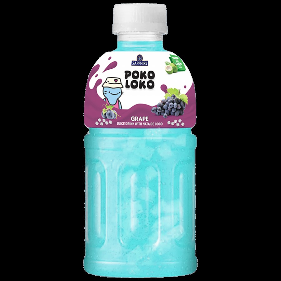 Sapphire  Poko Loko Grape Flavoured Juice Drink With Nata De Coco