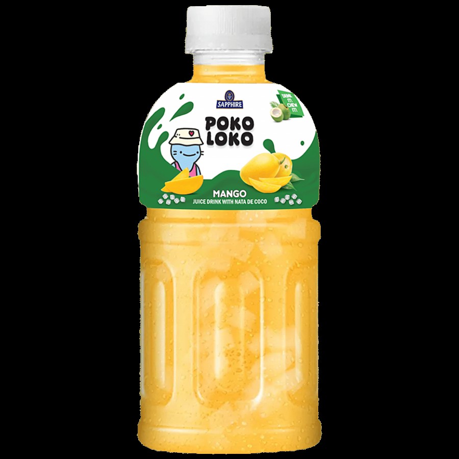 Sapphire  Poko Loko Mango Flavoured Juice Drink With Nata De Coco