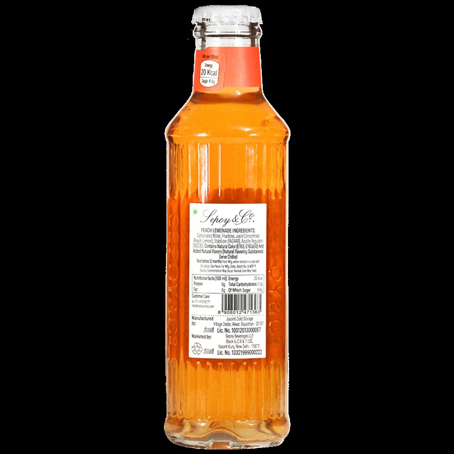 Sepoy Peach Lemonade - Low Calorie