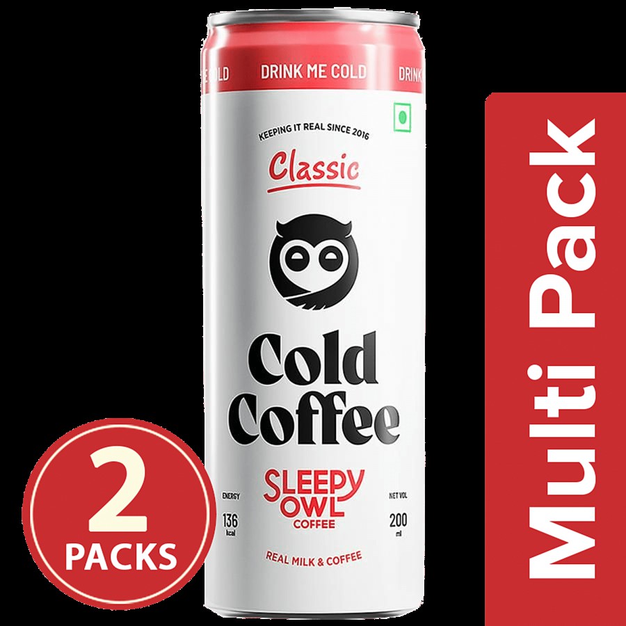 Sleepy Owl Classic Cold Coffee - Thicker