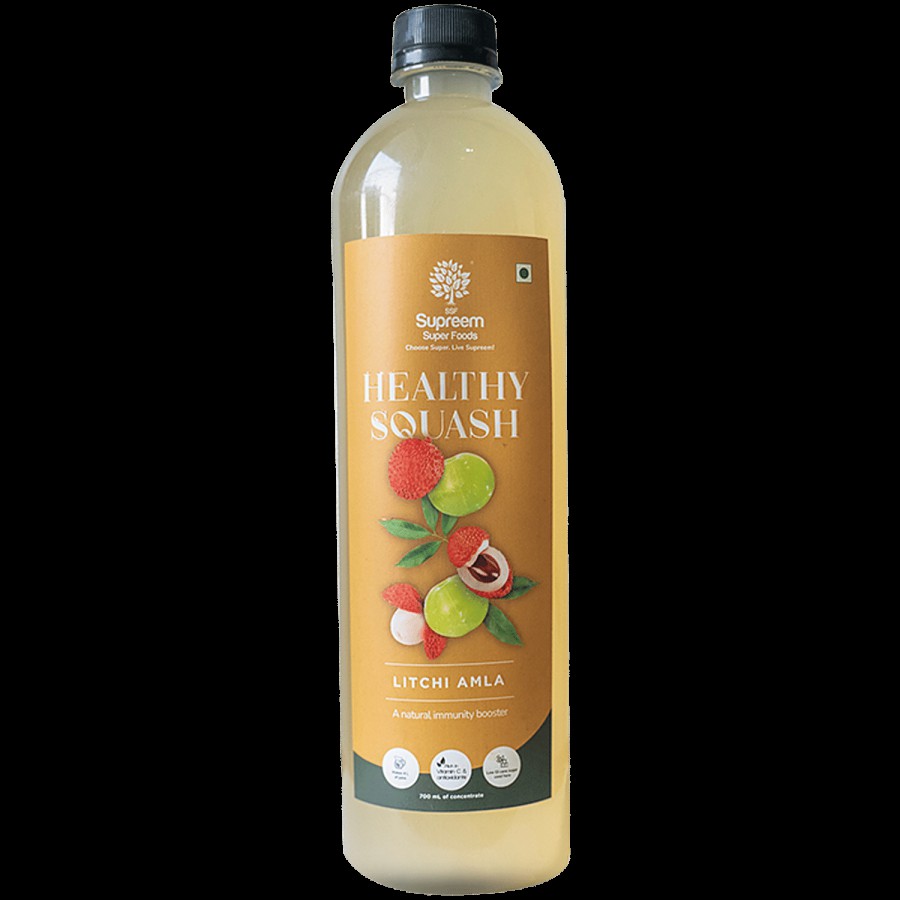 Supreem Super Foods Normalife Healthy Squash - Litchi Amla