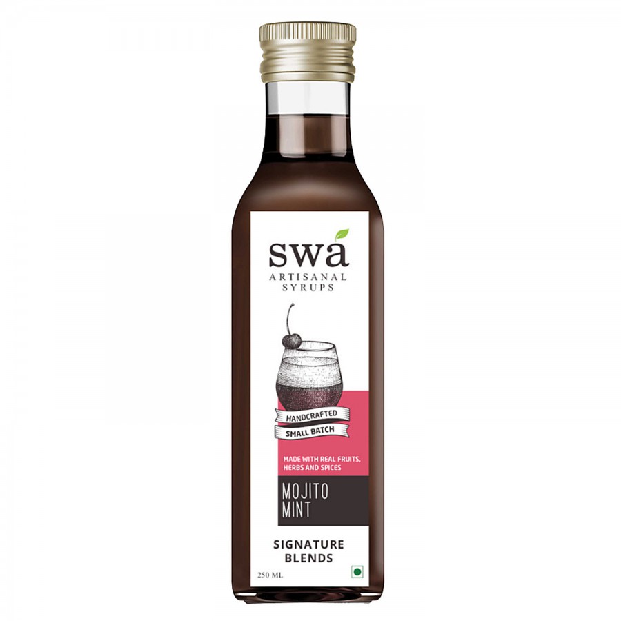 Swa Artisanal Syrups Mojito Mint Syrup - 100% Natural