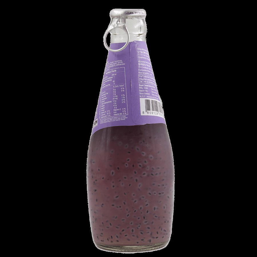 U-Globe Basil Seed Drink - Blueberry