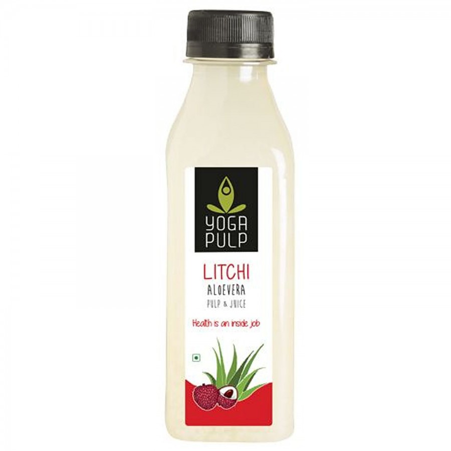 Yoga Pulp Fruit Juice - Litchi With Aloevera