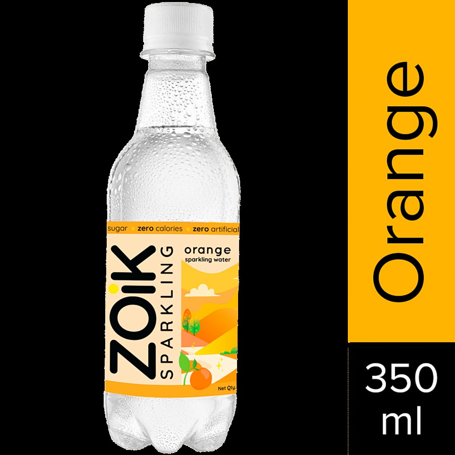 Zoik Sparkling Water - Orange Flavoured