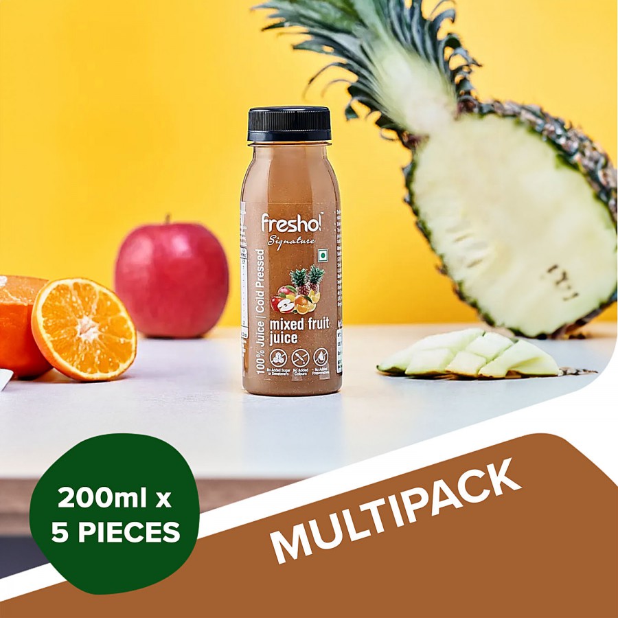 fresho! Signature Mixed Fruit Juice - 100% Cold Pressed