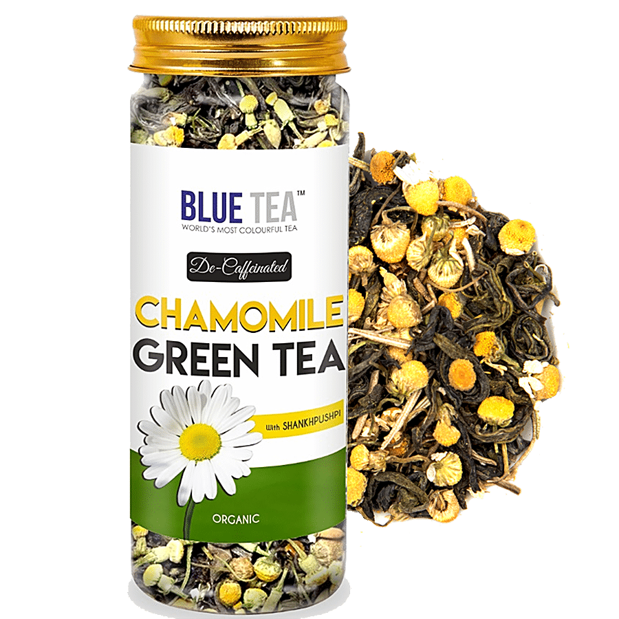 Blue Tea Chamomile Green Tea - 50 Cups