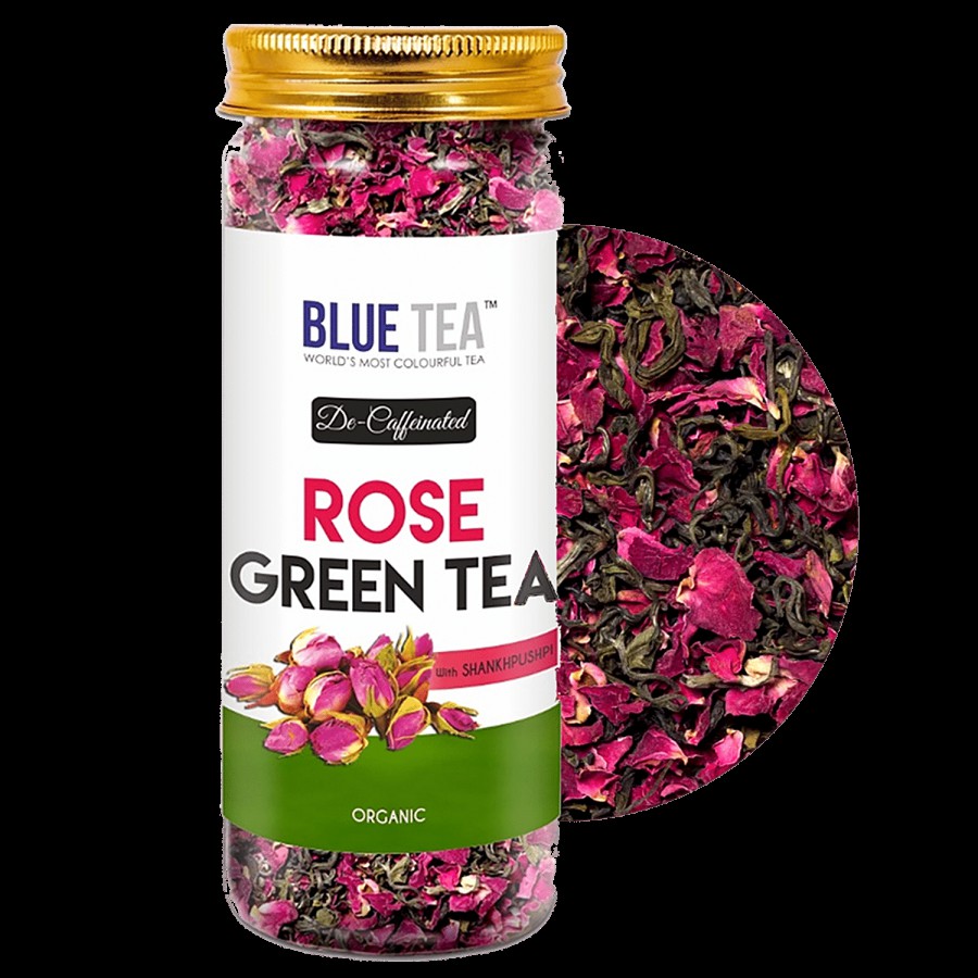 Blue Tea Rose Green Tea - 50 Cups