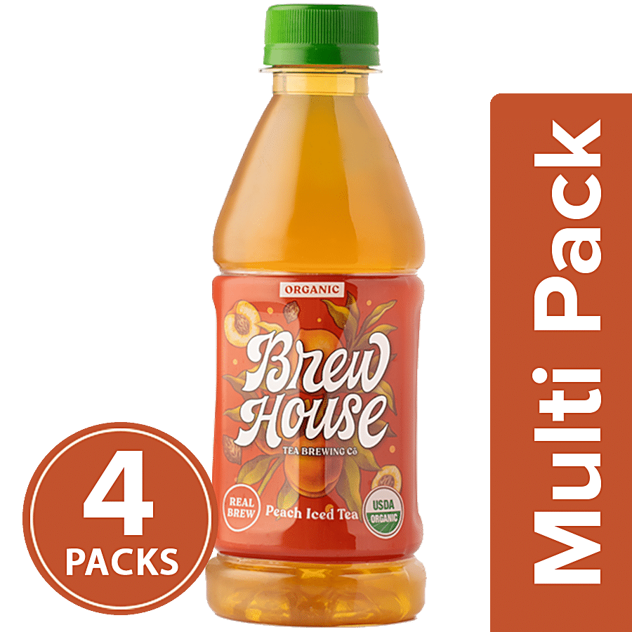 Brewhouse Tea Brewing Co. Organic Classic Peach Ice Tea