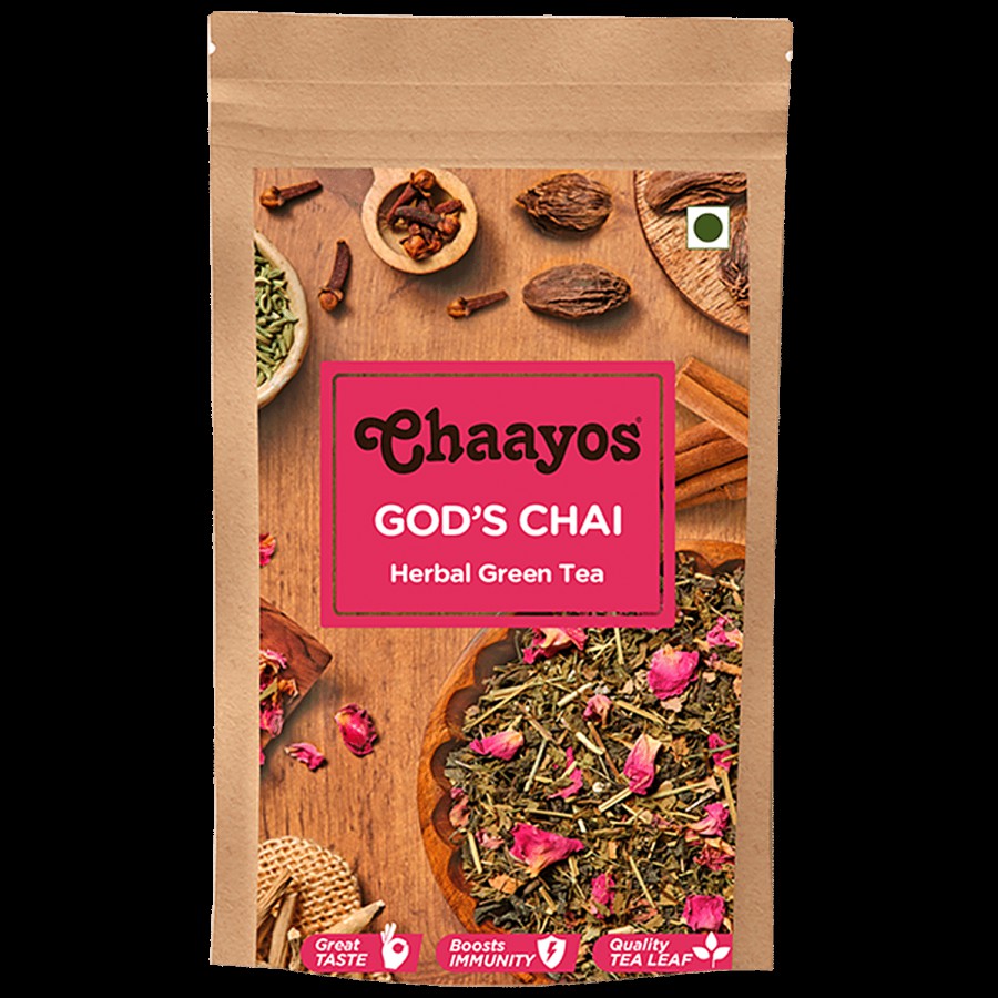 Chaayos God's Chai - Herbal Kangra Green Tea