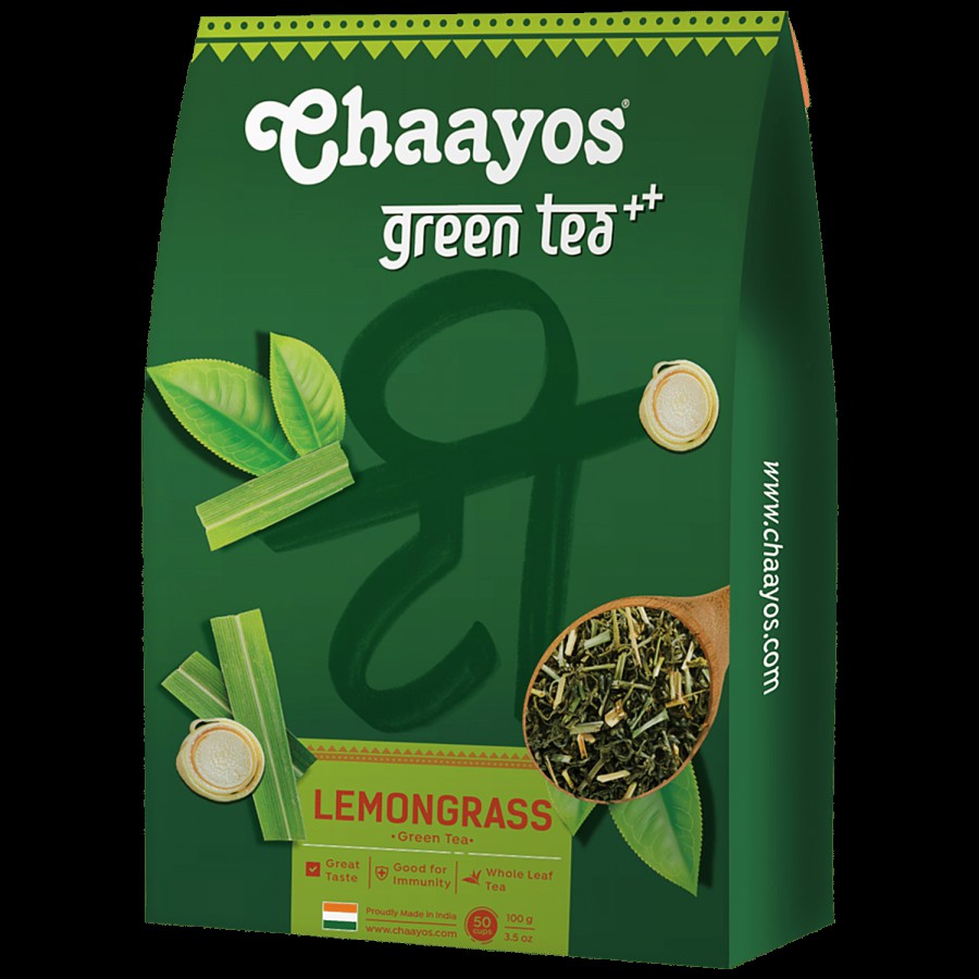 Chaayos Lemongrass Green Tea - Rich In Antioxidants