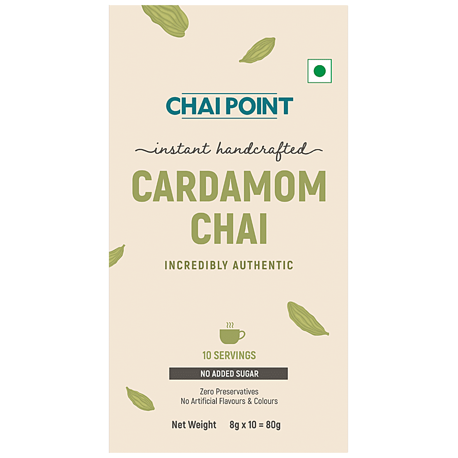 Chai Point Cardamom Instant Chai - Without Sugar