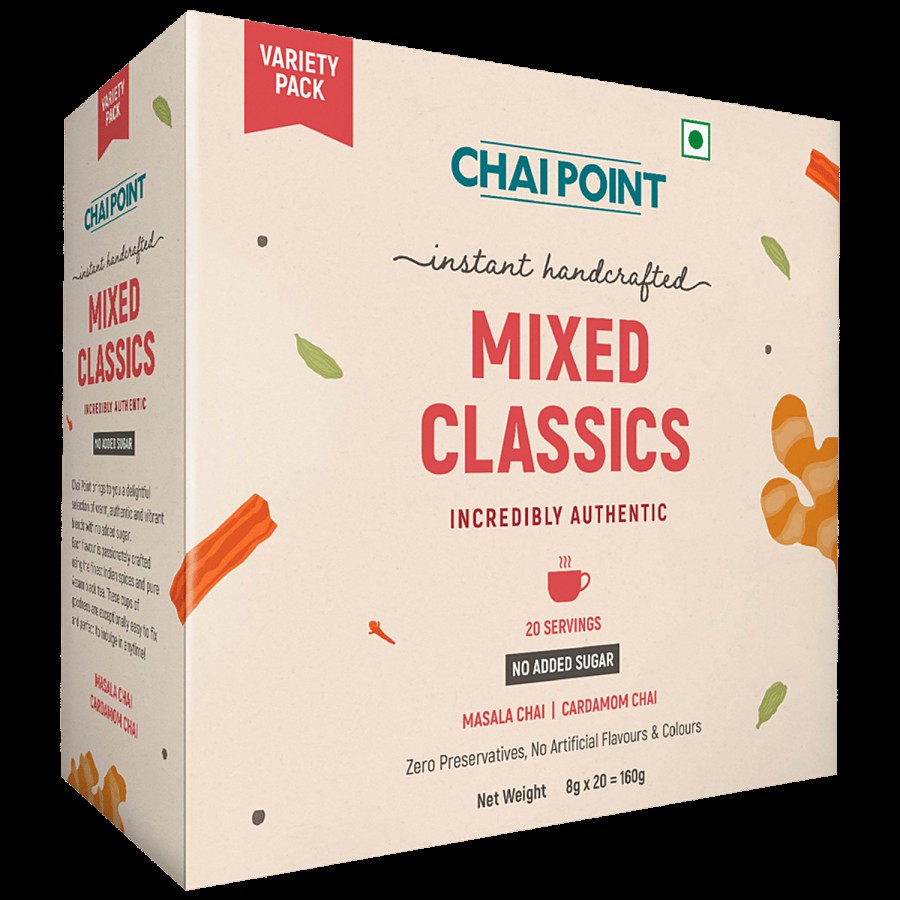 Chai Point Mixed Instant Tea - Masala & Cardamom