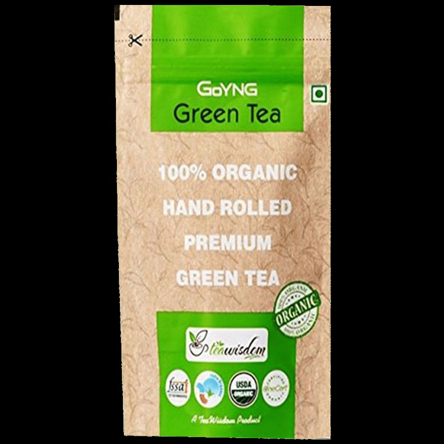 GoYNG Premium Green Tea - 100% Organic Handrolled