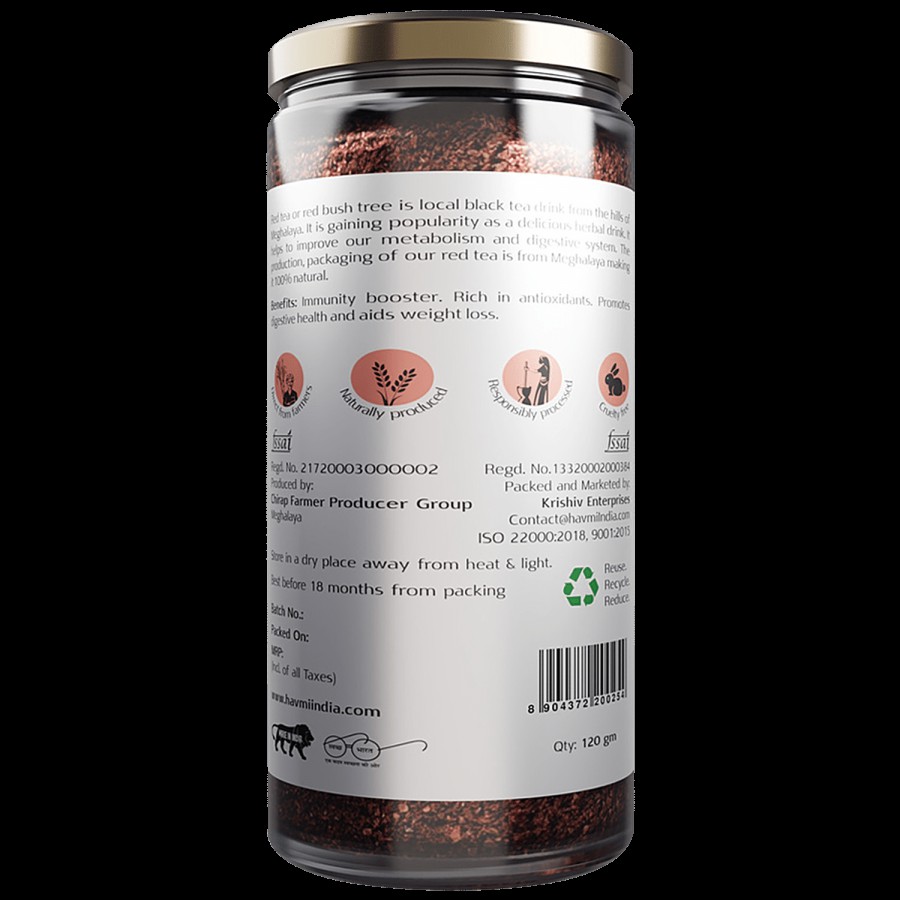 Havmi Organic Red Tea - Improves Digestion