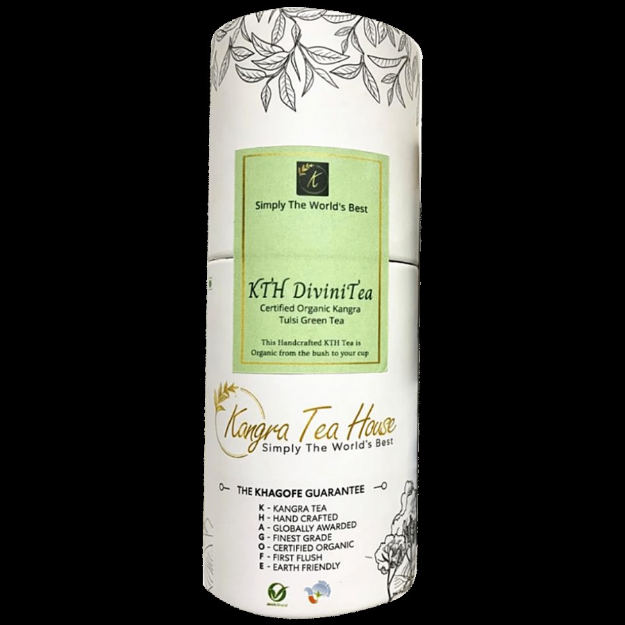 Kangra Tea House Divini Tea - Certified Organic Kangra Tulsi Green Tea