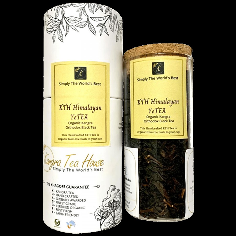 Kangra Tea House Himalayan Ye Tea - Organic Kangra Orthodox Black Tea