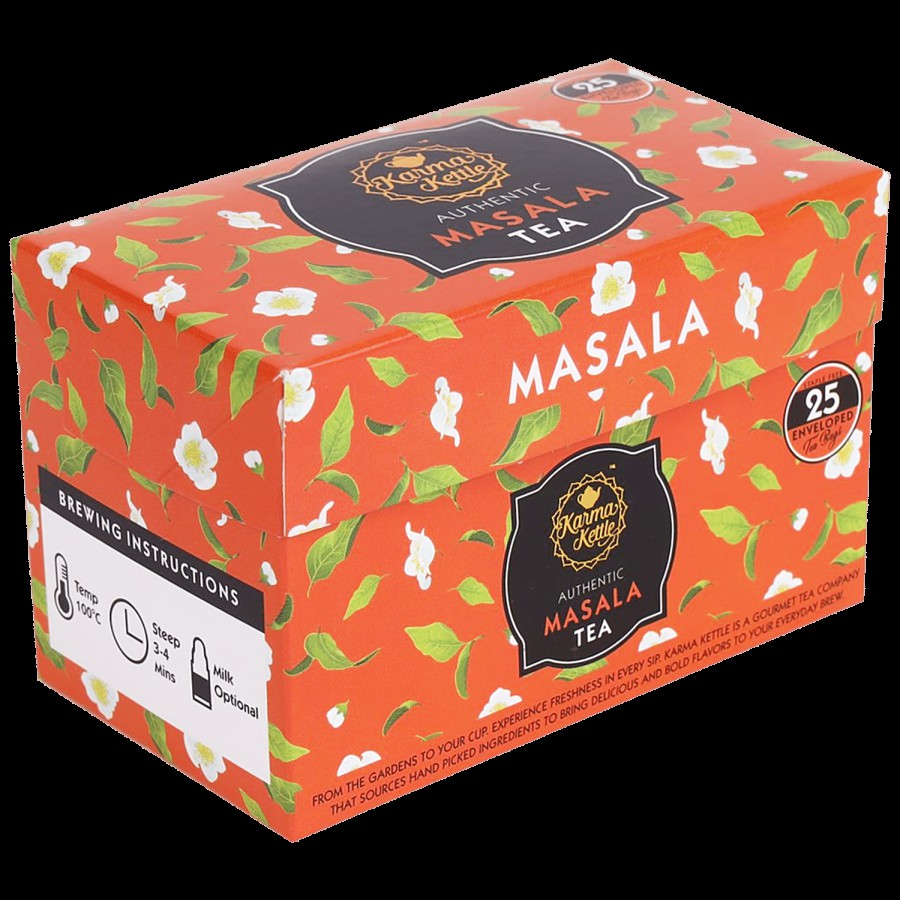 Karma Kettle Authentic Masala Tea - Made With Whole Herbs