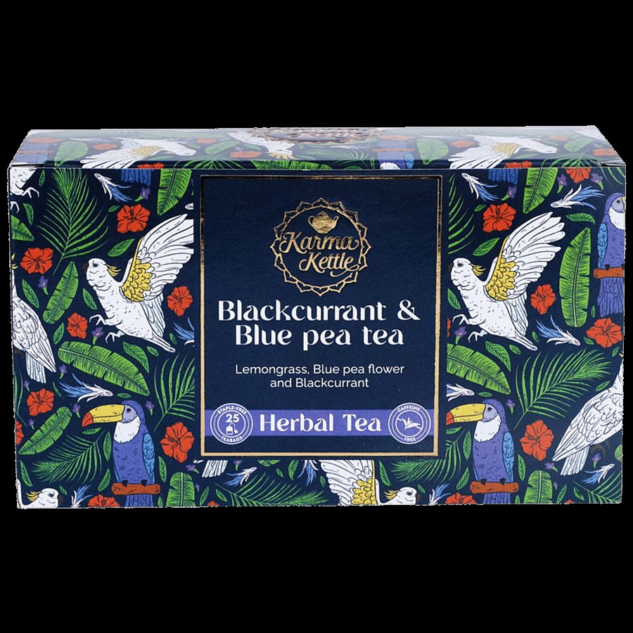 Karma Kettle Black Currant & Blue Pea Tea With Lemon Grass