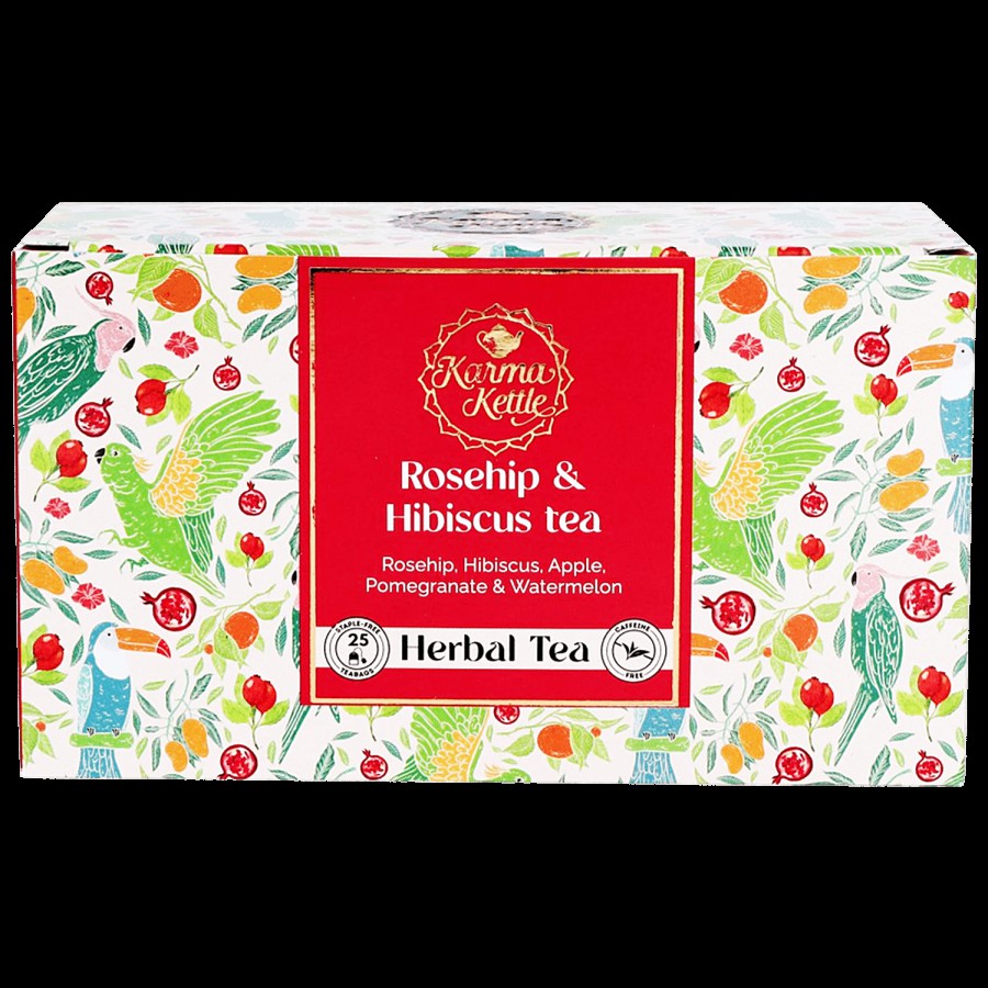 Karma Kettle Rosehip & Hibiscus Red Tea - Herbal