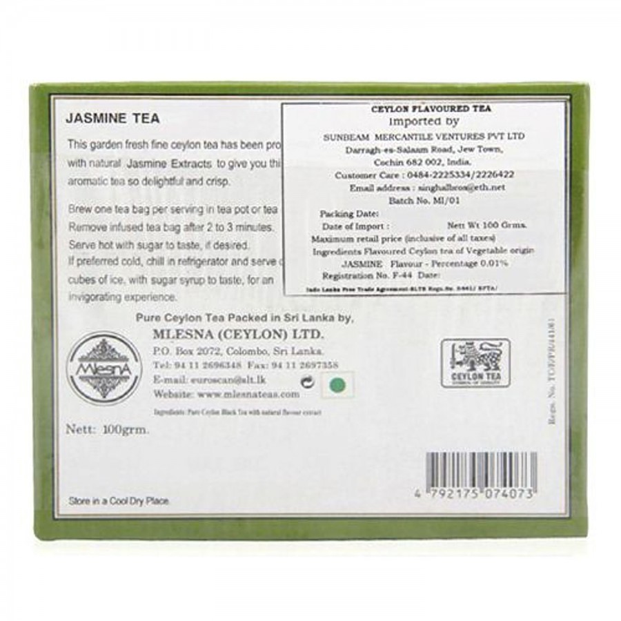 Mlesna Tea Bags - Jasmine