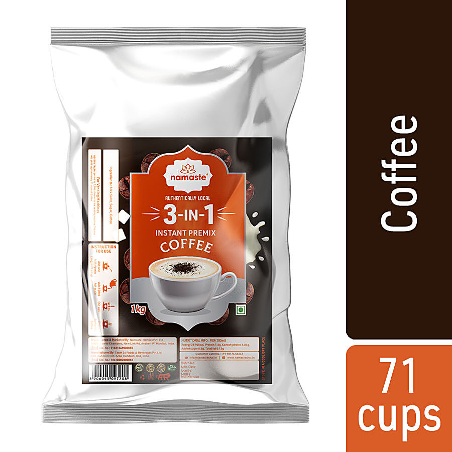 NAMASTE CHAI  3 In 1 Instant Premix Coffee - Authentic