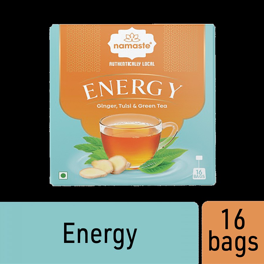 NAMASTE CHAI  Energy Herbal Tea - Ginger