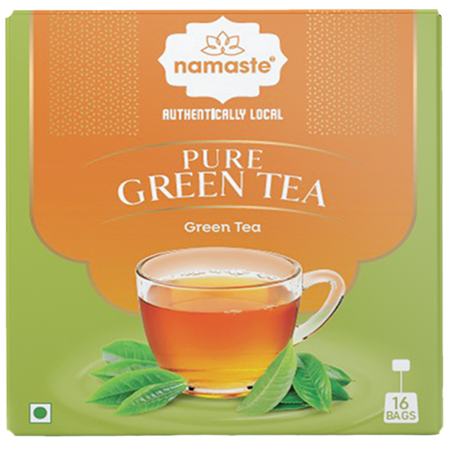 NAMASTE CHAI  Pure Green Herbal Tea - Green Tea