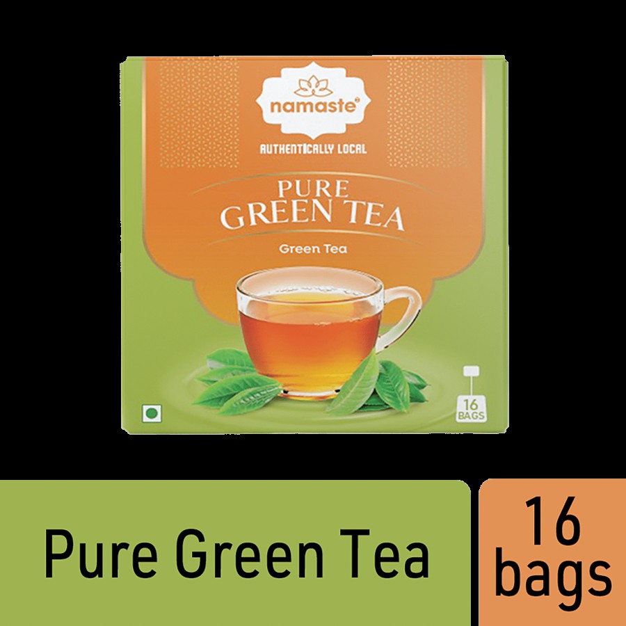 NAMASTE CHAI  Pure Green Herbal Tea - Green Tea