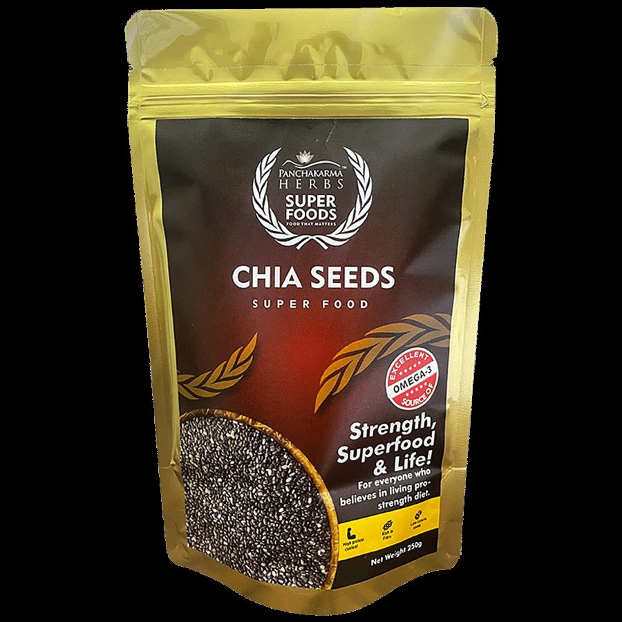 Panchakarma Herbs Superfood Chia Seeds - Rich In Omega-3