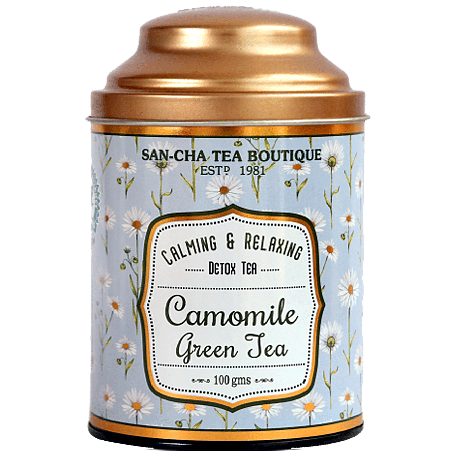 Sancha Camomile Green Detox Tea - Relieves Stress & Anxiety