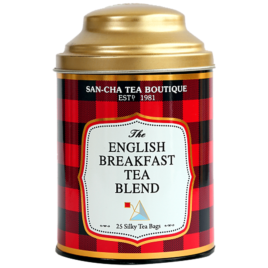 Sancha English Breakfast Pure Assam Tea Blend - Premium Whole Leaf