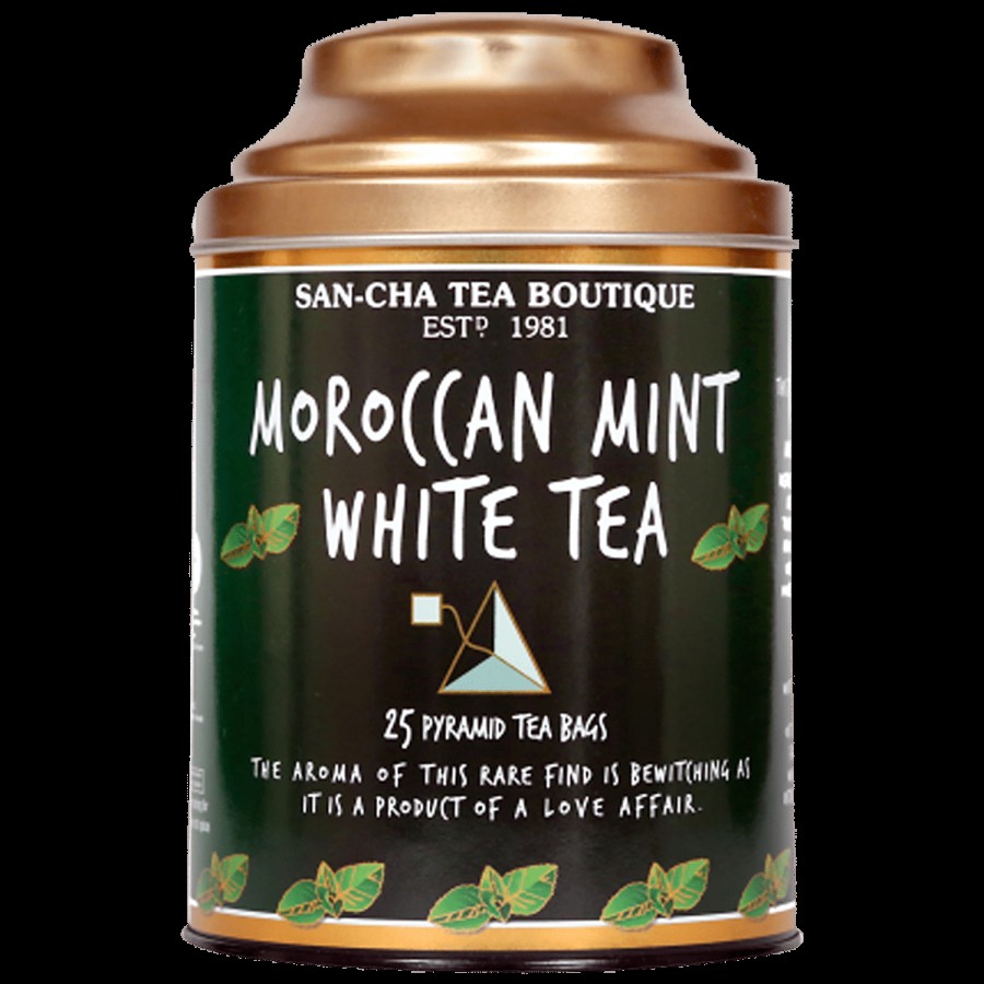 Sancha Moroccan Mint White Tea - Rich In Antioxidants