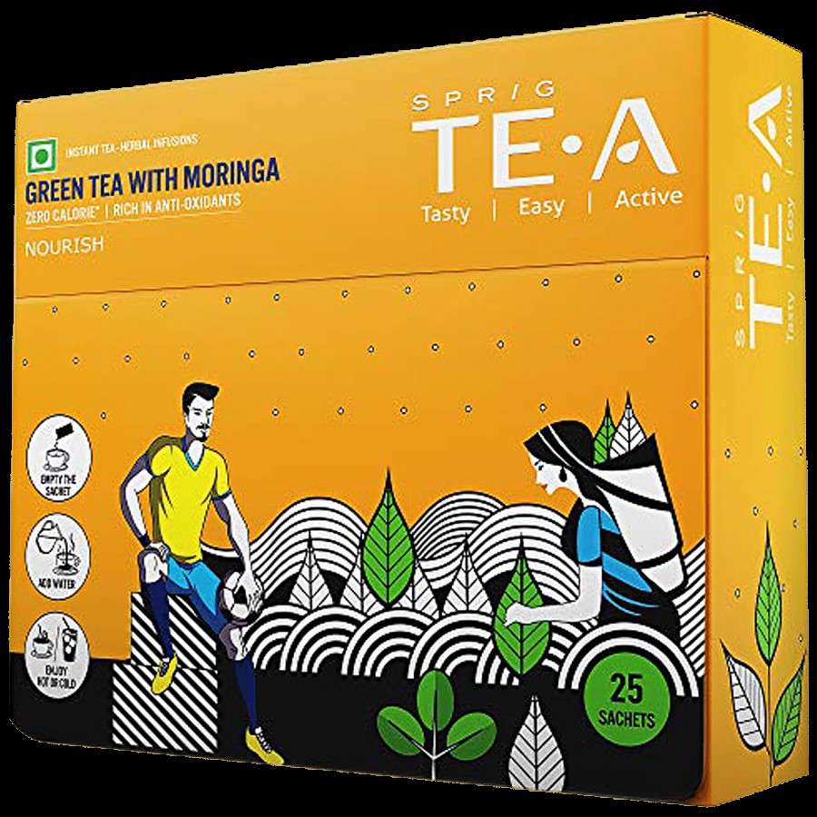 Sprig Tea TE.A Green Tea With Moringa - Fully Soluble